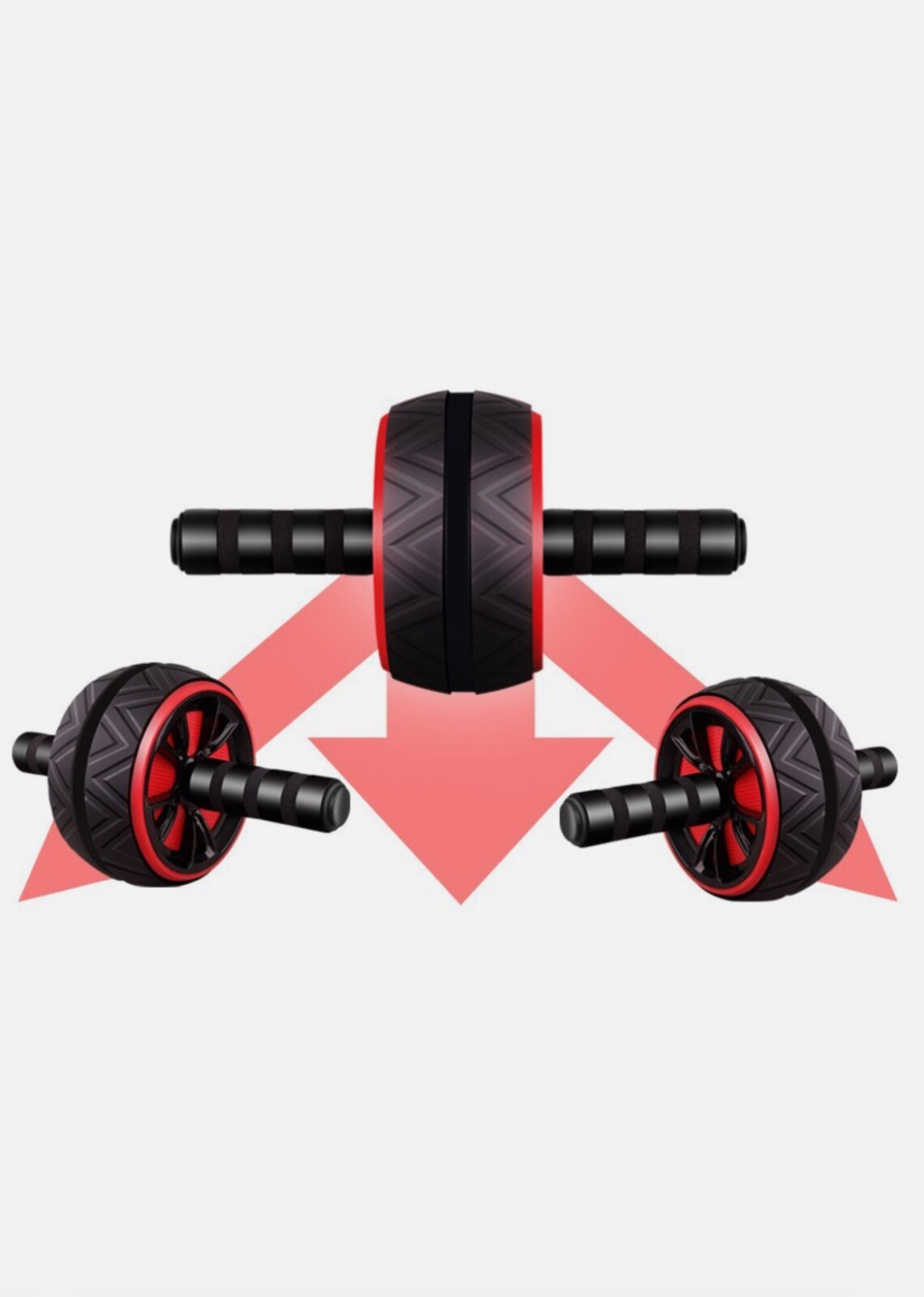 Pro Abs Roller Exercise Wheel Abdominal Core Strength Workout Muscle Cruncher - Image 7