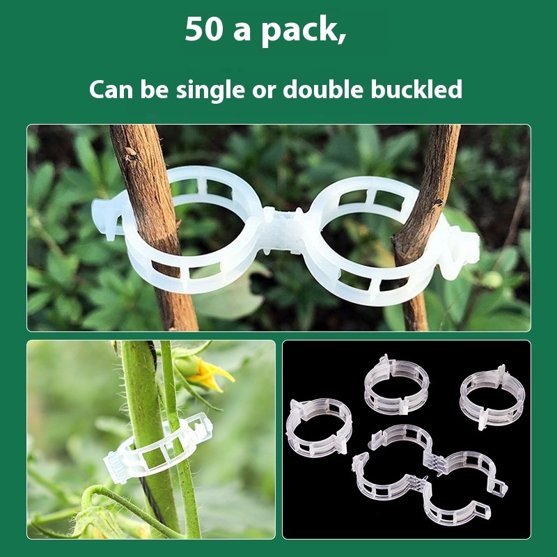 Plant Clipsseedling Hanging Clipplastic Tie Tendril Clipbranch Binding Clipclip For Hanging VineVine ClampVine Fixed Clip - Image 5