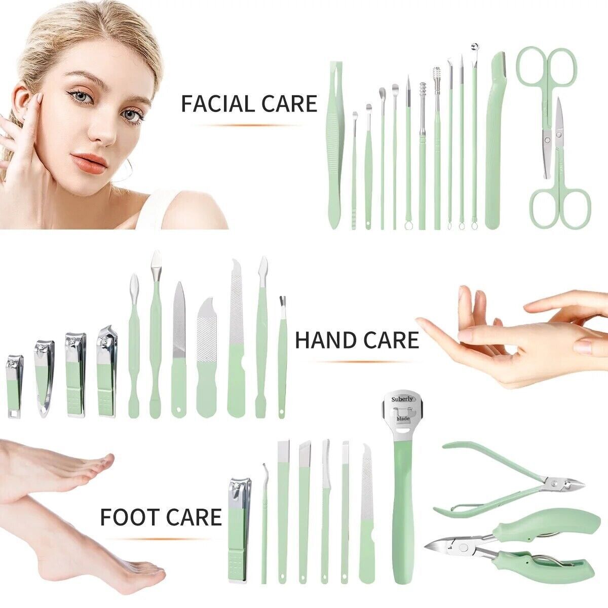 35pcs Manicure Set Personal Care Toenail Clippers Professional Nail Clipper - Image 2