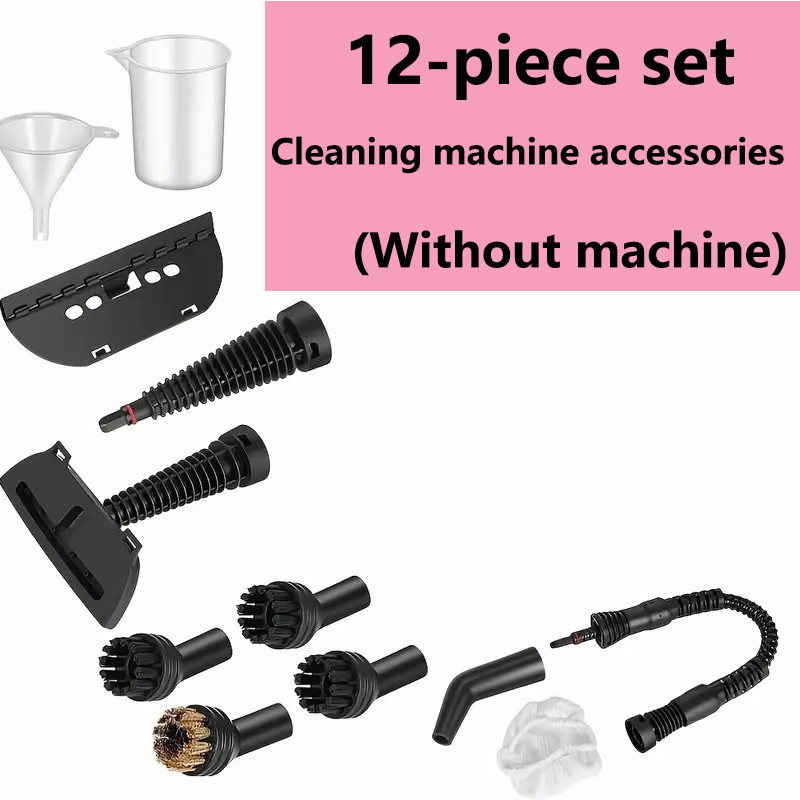 Handheld Multi-Surface Pressurized Steam Cleaner With 12 Accessories, Water Tank Multi-Purpose Steam Generator For Home Use, Natural Steam Cleaning Tiles, Floors, Bathrooms, Windows, Interior Decorati - Image 6